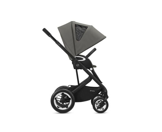 Коляска Cybex Talos S Lux SLV Soho Grey mid grey (с бампером) (520001487), изображение 3 Коляска Cybex Talos S Lux SLV Soho Grey mid grey (с бампером) (520001487), изображение 3