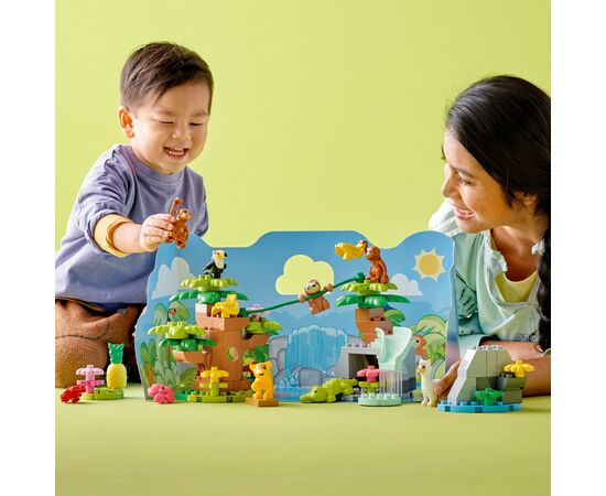 Конструктор LEGO DUPLO Дикі тварини Південної Америки (10973), зображення 4 Конструктор LEGO DUPLO Дикі тварини Південної Америки (10973), зображення 4