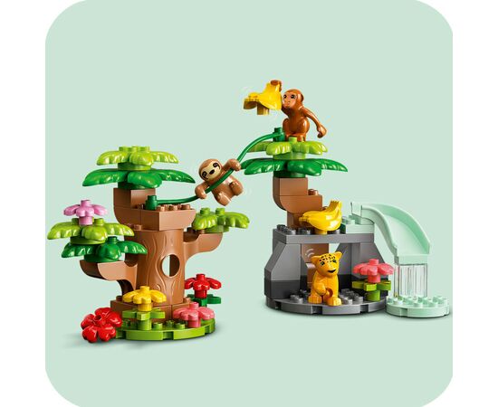 Конструктор LEGO DUPLO Дикі тварини Південної Америки (10973), зображення 8 Конструктор LEGO DUPLO Дикі тварини Південної Америки (10973), зображення 8
