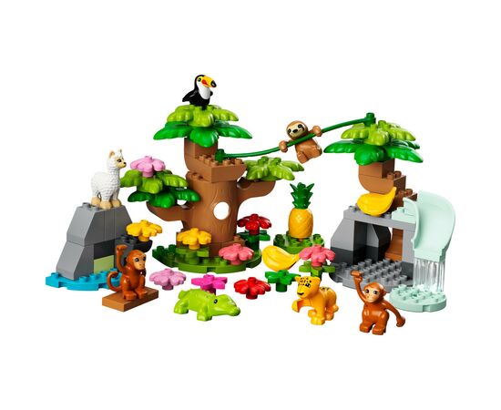 Конструктор LEGO DUPLO Дикі тварини Південної Америки (10973), зображення 9 Конструктор LEGO DUPLO Дикі тварини Південної Америки (10973), зображення 9