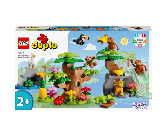 Конструктор LEGO DUPLO Дикие животные Южной Америки (10973)