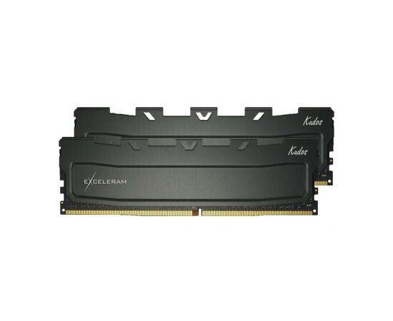 Модуль памяти для компьютера DDR4 32GB (2x16GB) 3200 MHz Black Kudos eXceleram (EKBLACK43232162CD)
