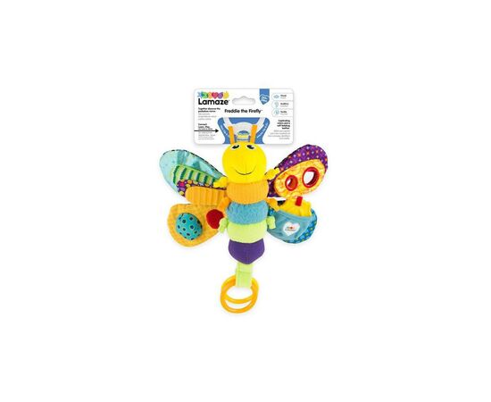 Погремушка Lamaze Бабочка с прорезывателем и пищалкой (T27024), изображение 2