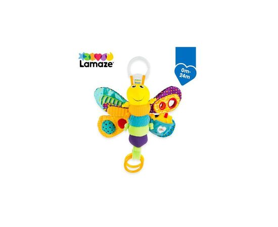 Погремушка Lamaze Бабочка с прорезывателем и пищалкой (T27024), изображение 4