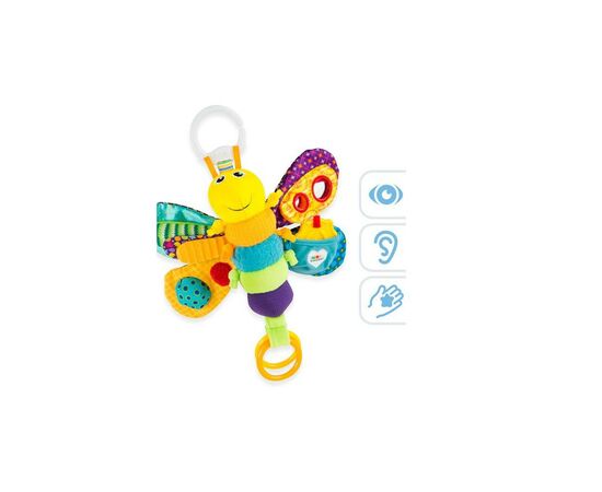 Погремушка Lamaze Бабочка с прорезывателем и пищалкой (T27024), изображение 5