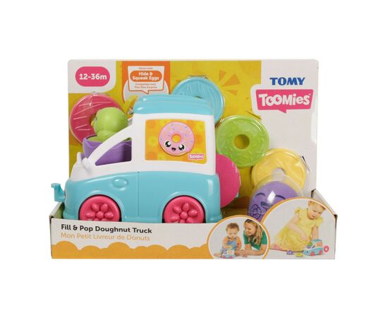Развивающая игрушка Tomy Фургончик с пончиков (T73097), изображение 2 Развивающая игрушка Tomy Фургончик с пончиков (T73097), изображение 2