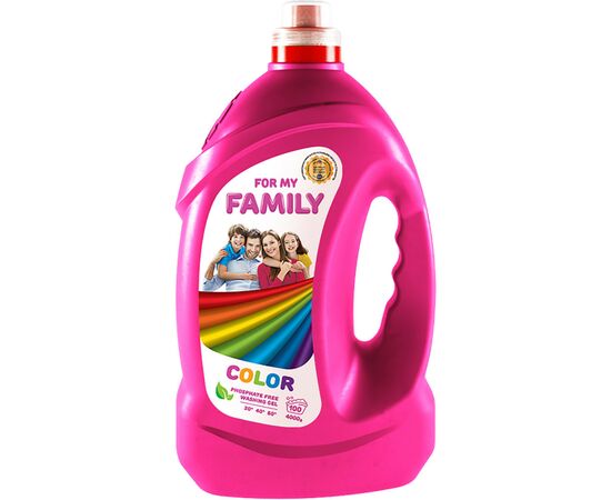 Гель для стирки Family 2K для цветных вещей 4 кг (4260637720191)