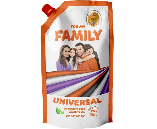 Гель для прання Family 2K Універсальний 1 кг (4260637721235)