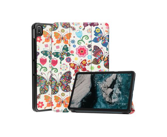 Чехол для планшета BeCover Smart Case Nokia T20 10.4" Butterfly (708053), изображение 7 Чехол для планшета BeCover Smart Case Nokia T20 10.4" Butterfly (708053), изображение 7