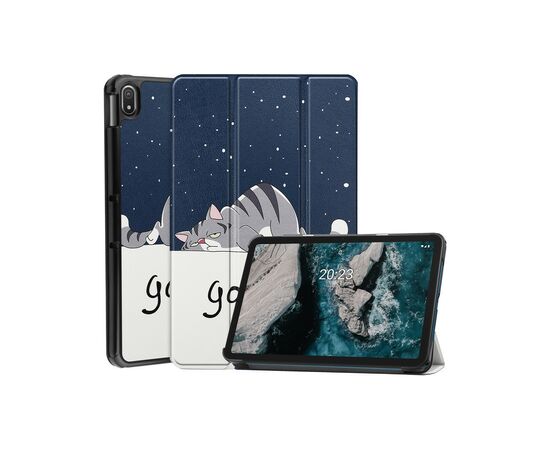 Чехол для планшета BeCover Smart Case Nokia T20 10.4" Good Night (708050), изображение 5 Чехол для планшета BeCover Smart Case Nokia T20 10.4" Good Night (708050), изображение 5