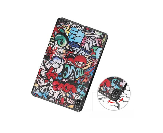 Чехол для планшета BeCover Smart Case Nokia T20 10.4" Graffiti (708056), изображение 6 Чехол для планшета BeCover Smart Case Nokia T20 10.4" Graffiti (708056), изображение 6