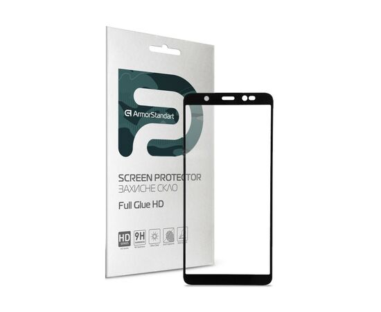 Стекло защитное Armorstandart Full Glue HD TECNO POP 4 (BС2) Black (ARM65103)