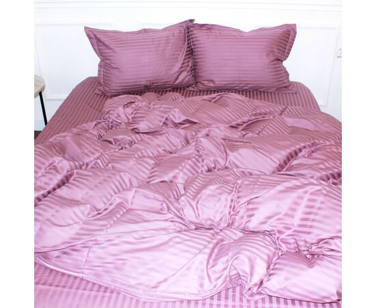 Підковдра MirSon Satin Stripe 30-0008 Smoky Pink 110х140 см (2200005250419)