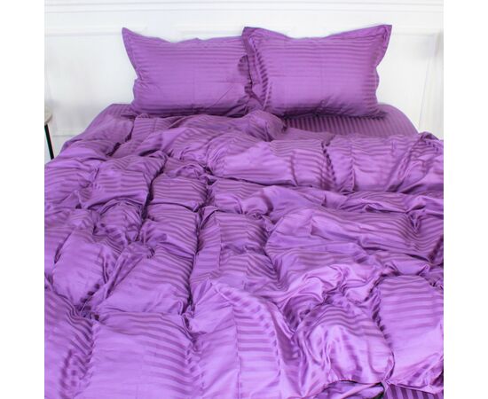 Пододеяльник MirSon Satin Stripe 30-0009 Purple 110х140 см (2200005250839)