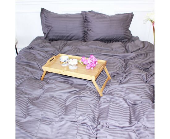 Підковдра MirSon Satin Stripe 30-0011 Gray 110х140 см (2200005251676)