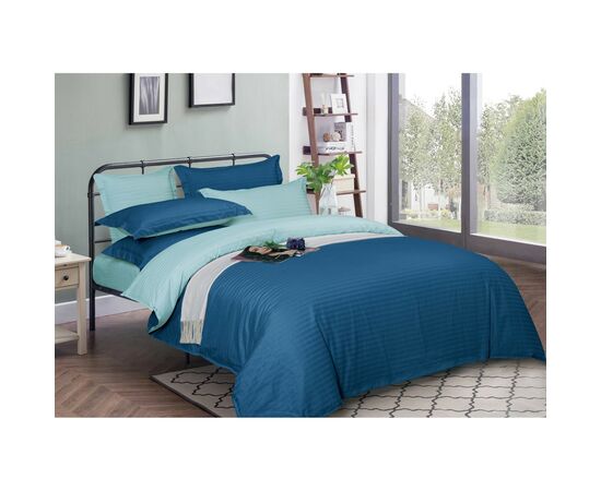Пододеяльник MirSon Satin Stripe 30-0019 + 30-0013 Milo 143х210 см (2200005264416)