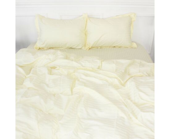 Пододеяльник MirSon Satin Stripe 30-0001 White 143х210 см (2200005245804)