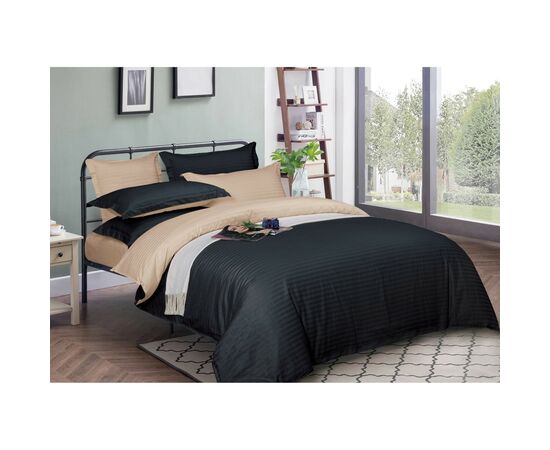 Підковдра MirSon Satin Stripe 30-0021 + 30-0004 Sleimy 200х220 см (2200005266441)
