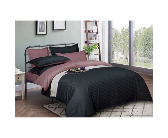 Підковдра MirSon Satin Stripe 30-0021 + 30-0008 Dorimel 200х220 см (2200005268049)