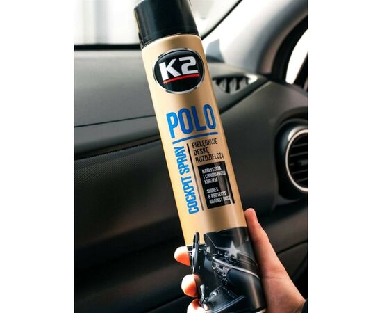 Автополироль K2 POLO COCKPIT 750ml круги (K407CO0), изображение 2 Автополироль K2 POLO COCKPIT 750ml круги (K407CO0), изображение 2