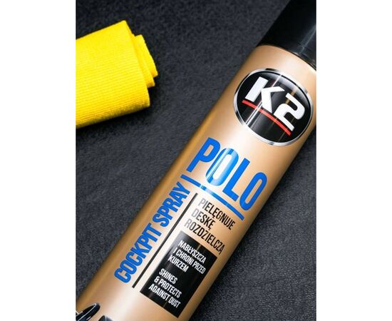 Автополироль K2 POLO COCKPIT 750ml круги (K407CO0), изображение 3 Автополироль K2 POLO COCKPIT 750ml круги (K407CO0), изображение 3