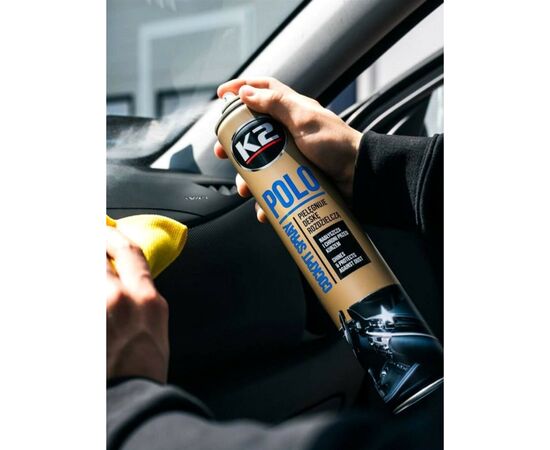 Автополироль K2 POLO COCKPIT 750ml круги (K407CO0), изображение 4 Автополироль K2 POLO COCKPIT 750ml круги (K407CO0), изображение 4