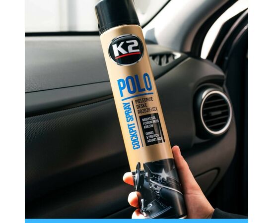 Автополироль K2 POLO COCKPIT 750ml круги (K407CO0), изображение 9 Автополироль K2 POLO COCKPIT 750ml круги (K407CO0), изображение 9