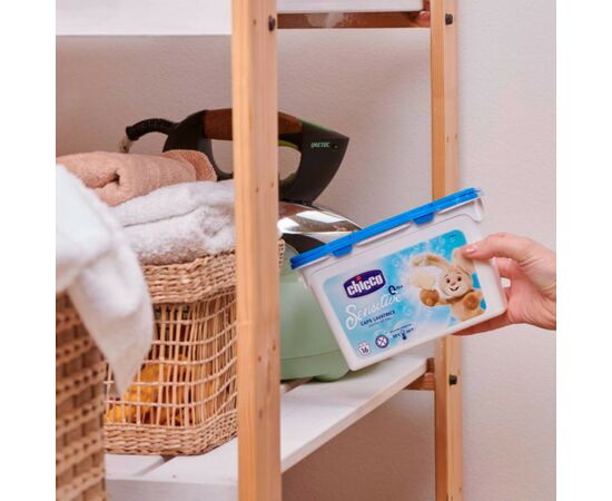 Капсулы для стирки Chicco Sensitive 16 шт. (8058664122264), изображение 4
