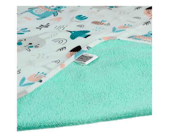 Пелюшки для малюків Еко Пупс Eco Cotton непромокаюча двостороння 65 х 90 см Звірі на лісовій галявині Біла (EPG10N-6590bb), зображення 2 Пелюшки для малюків Еко Пупс Eco Cotton непромокаюча двостороння 65 х 90 см Звірі на лісовій галявині Біла (EPG10N-6590bb), зображення 2