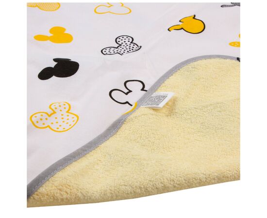 Пелюшки для малюків Еко Пупс Eco Cotton непромокаюча двостороння 65 х 90 см Ведмедики Мікі на білому (EPG10N-6590mmw), зображення 2