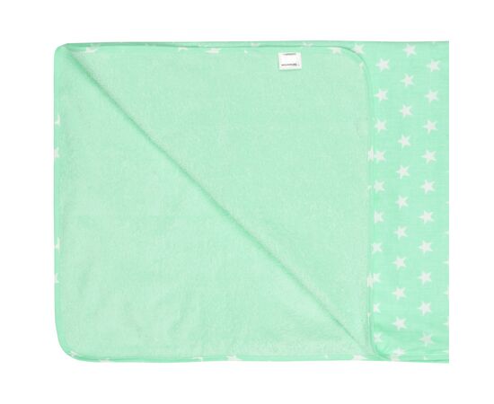 Пелюшки для малюків Еко Пупс Eco Cotton непромокаюча двостороння 65 х 90 см ментол Зірочки (EPG10N-6590zk), зображення 3 Пелюшки для малюків Еко Пупс Eco Cotton непромокаюча двостороння 65 х 90 см ментол Зірочки (EPG10N-6590zk), зображення 3