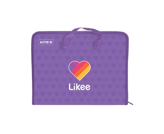 Папка - портфель Kite A4 на блискавці Likee, 1 відділення (LK22-202)