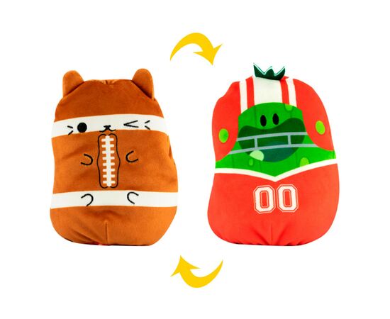 Мягкая игрушка Cats vs Pickles 2 в 1 – Котик и огурец Спортсмены (CVP2200-3), изображение 4 Мягкая игрушка Cats vs Pickles 2 в 1 – Котик и огурец Спортсмены (CVP2200-3), изображение 4