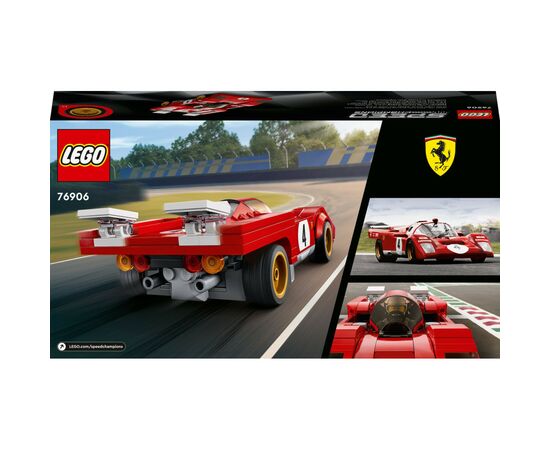 Конструктор LEGO Speed Champions 1970 Ferrari 512 M 291 деталь (76906), изображение 10 Конструктор LEGO Speed Champions 1970 Ferrari 512 M 291 деталь (76906), изображение 10