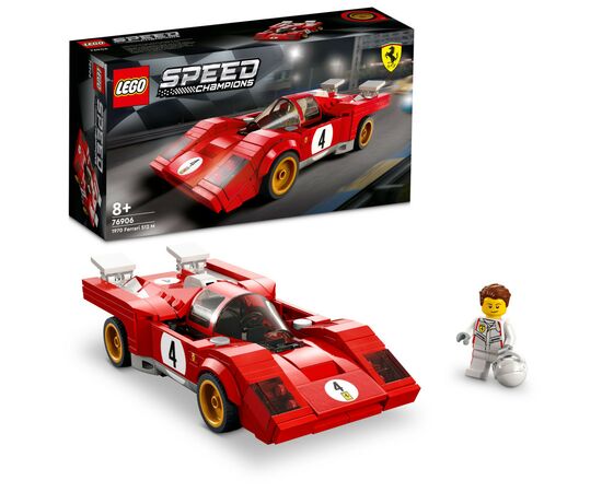 Конструктор LEGO Speed Champions 1970 Ferrari 512 M 291 деталь (76906), изображение 2 Конструктор LEGO Speed Champions 1970 Ferrari 512 M 291 деталь (76906), изображение 2
