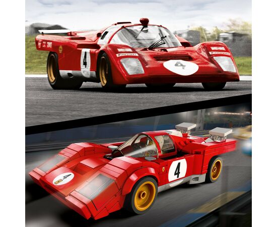 Конструктор LEGO Speed Champions 1970 Ferrari 512 M 291 деталь (76906), изображение 6 Конструктор LEGO Speed Champions 1970 Ferrari 512 M 291 деталь (76906), изображение 6