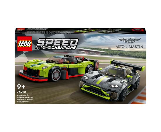 Конструктор LEGO Speed Champions Aston Martin Valkyrie AMR Pro и Aston Martin Vantage GT3 592 детали (76910)