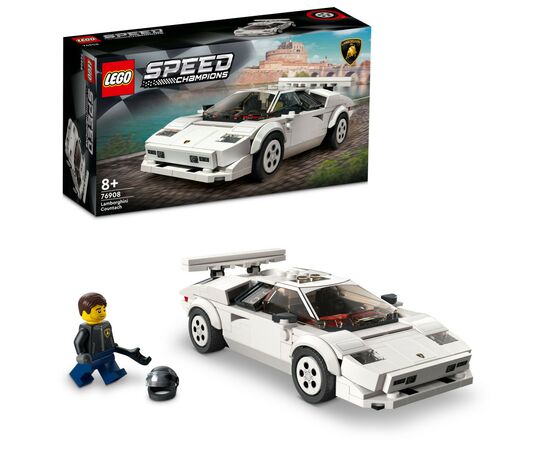 Конструктор LEGO Speed Champions Lamborghini Countach 262 деталі (76908), зображення 2 Конструктор LEGO Speed Champions Lamborghini Countach 262 деталі (76908), зображення 2