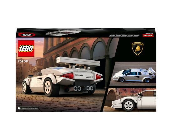Конструктор LEGO Speed Champions Lamborghini Countach 262 деталі (76908), зображення 9 Конструктор LEGO Speed Champions Lamborghini Countach 262 деталі (76908), зображення 9