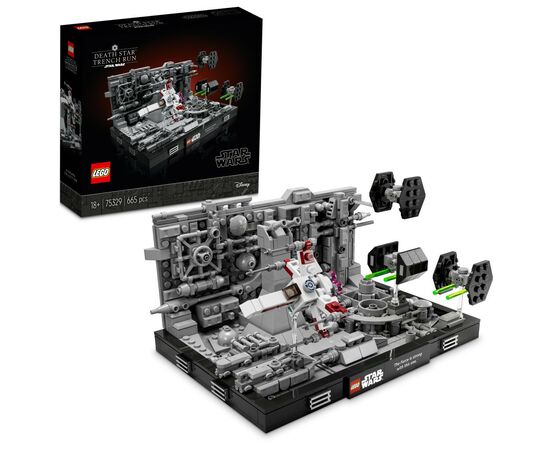 Конструктор LEGO Star Wars Діорама «Політ над Зіркою Смерті» 665 деталей (75329), зображення 2 Конструктор LEGO Star Wars Діорама «Політ над Зіркою Смерті» 665 деталей (75329), зображення 2