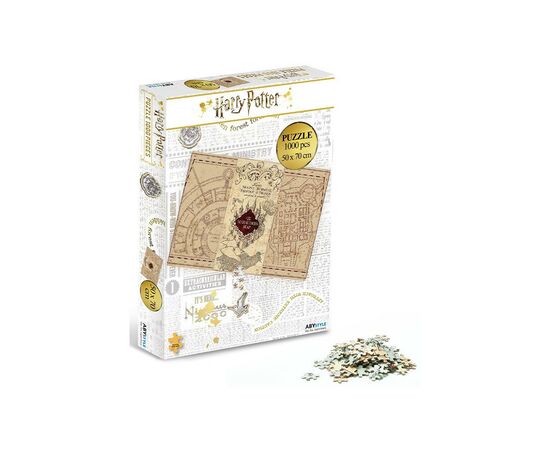 Пазл ABYstyle HARRY POTTER Marauder's Map Карта Мародеров, 1000 деталей (ABYJDP002), изображение 3