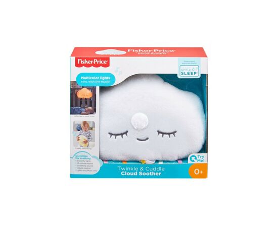 Ночник Fisher-Price Музыкальное облако Сладкие сны (GJD44), изображение 2 Ночник Fisher-Price Музыкальное облако Сладкие сны (GJD44), изображение 2