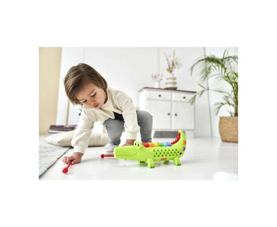 Развивающая игрушка Fisher-Price Ксилофон Яркий крокодил (22282), изображение 3 Развивающая игрушка Fisher-Price Ксилофон Яркий крокодил (22282), изображение 3