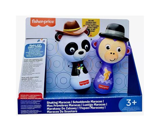 Развивающая игрушка Fisher-Price Маракасы "Неразлучные друзья" (22280), изображение 2 Развивающая игрушка Fisher-Price Маракасы "Неразлучные друзья" (22280), изображение 2