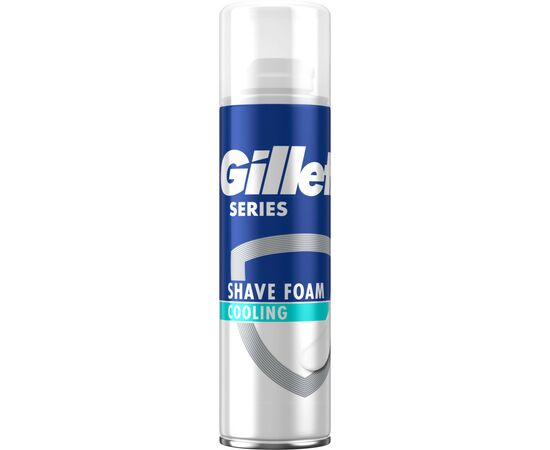 Піна для гоління Gillette Series Охолоджуюча з евкаліптом 250 мл (7702018459803/8001090872098)