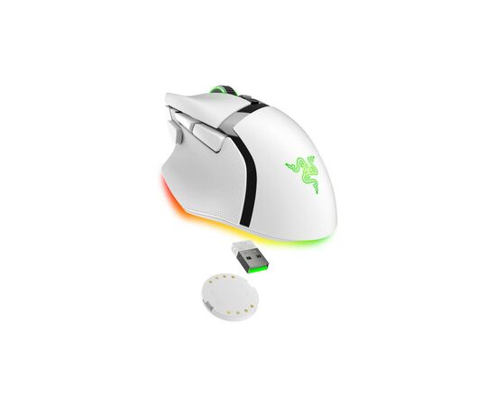 Мышка Razer Basilisk V3 PRO Wireless White (RZ01-04620200-R3G1), изображение 2 Мышка Razer Basilisk V3 PRO Wireless White (RZ01-04620200-R3G1), изображение 2