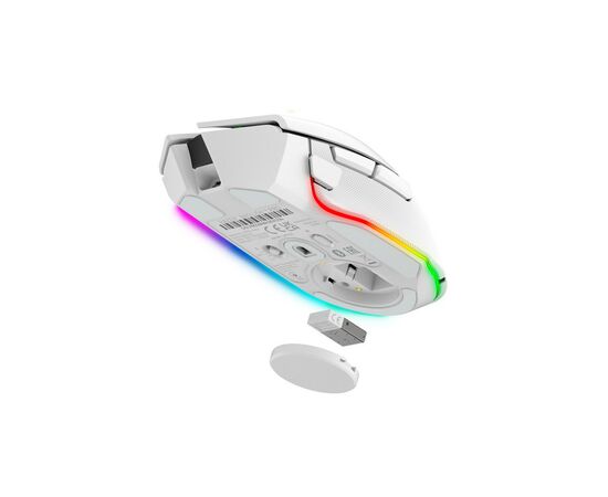 Мышка Razer Basilisk V3 PRO Wireless White (RZ01-04620200-R3G1), изображение 5 Мышка Razer Basilisk V3 PRO Wireless White (RZ01-04620200-R3G1), изображение 5