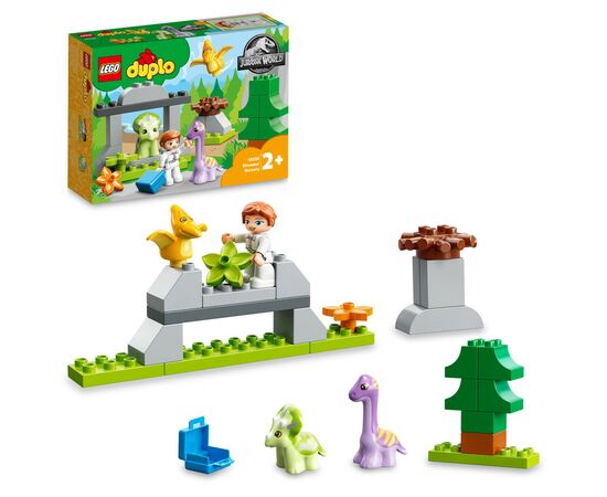 Конструктор LEGO DUPLO Jurassic World Ясла для динозаврів 27 деталей (10938), зображення 2 Конструктор LEGO DUPLO Jurassic World Ясла для динозаврів 27 деталей (10938), зображення 2