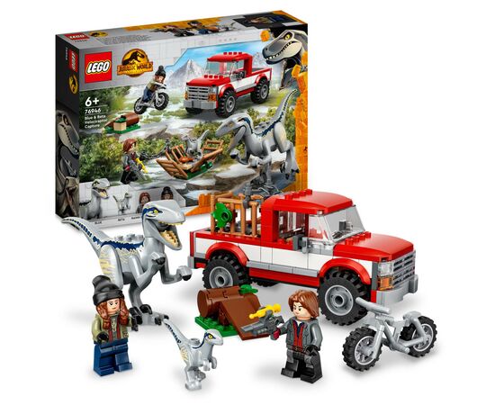 Конструктор LEGO Jurassic World Охота на Блу и Бета-велоцираптора 181 деталь (76946), изображение 2 Конструктор LEGO Jurassic World Охота на Блу и Бета-велоцираптора 181 деталь (76946), изображение 2