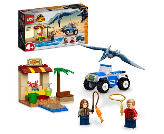 Конструктор LEGO Jurassic World Погоня за птеранодоном 94 детали (76943), изображение 2 Конструктор LEGO Jurassic World Погоня за птеранодоном 94 детали (76943), изображение 2